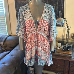 Nordstrom hinge Boho Cover Up Tunic—One Size Fits Most
